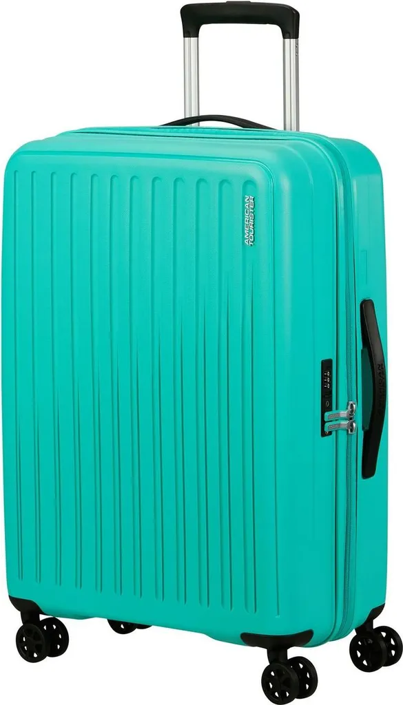 Voyagez serein avec la valise Rejoy American Tourister 68cm Turquoise TSA
