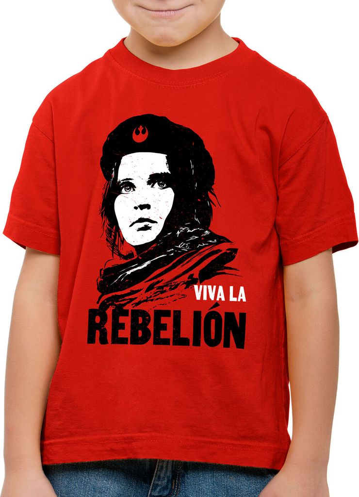style3 Viva la Rebelion Kinder T-Shirt rogue one rebellion revolution