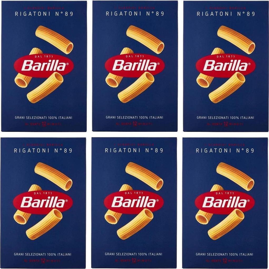 Barilla - Rigatoni n.89 6er Pack (6x500g) Produktbild 