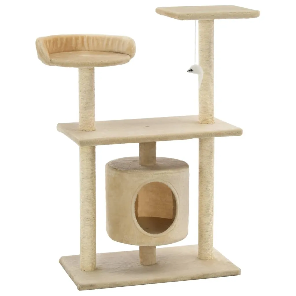 vidaXL Tiragraffi Beige 95cm in Sisal | Offerta Esclusiva Ecommerce