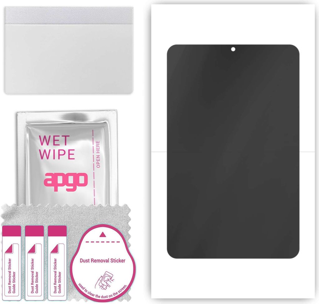 apgo Hydrogel Blickschutzfolie, Matt, kompatibel mit Samsung Galaxy Tab A 8.4 (2020), Privacy Displayschutzfolie, Schutzfolie mit Positionierhilfe,...
