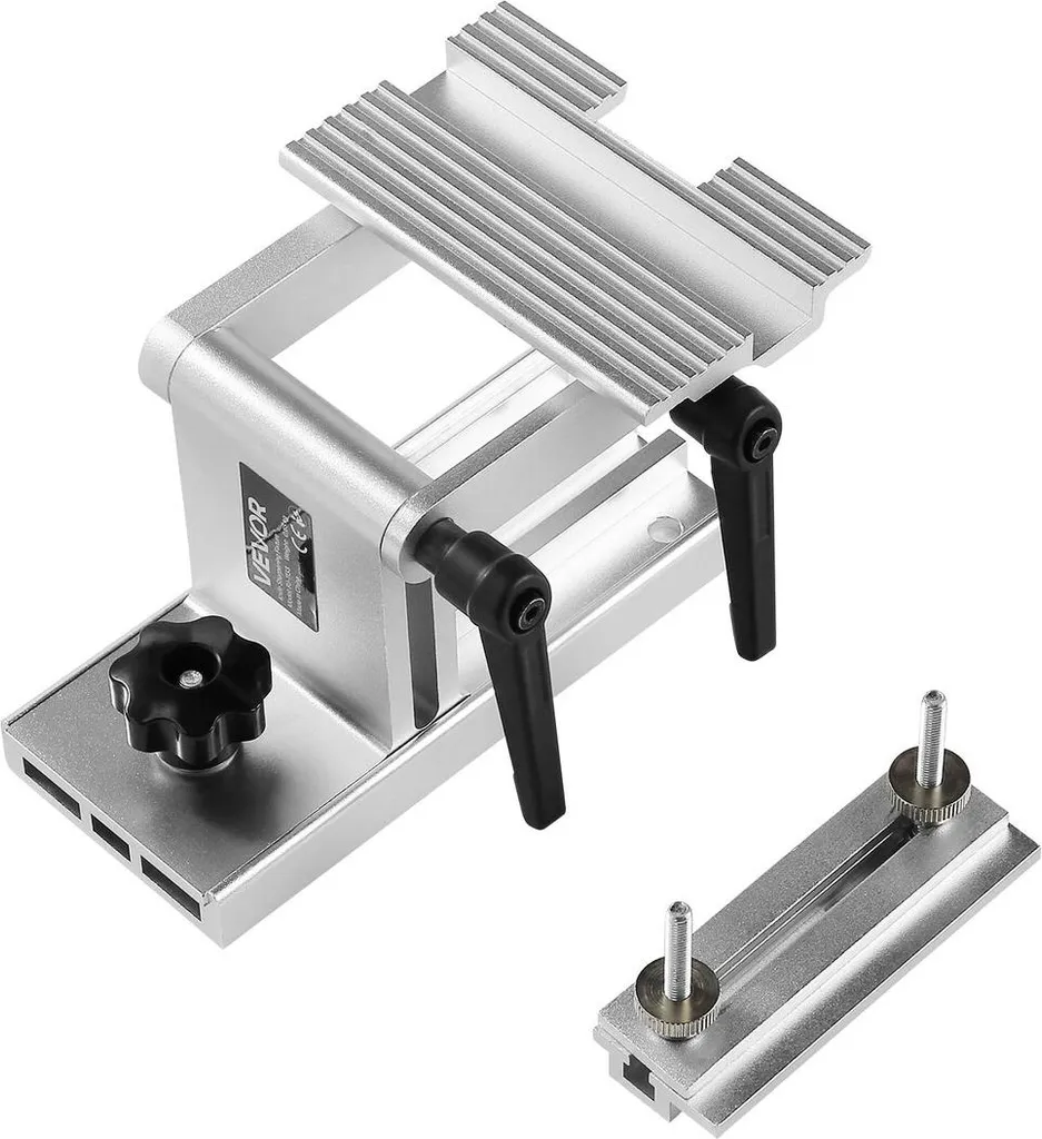 Gabarit d'affûtage réglable en aluminium avec glissière à onglet