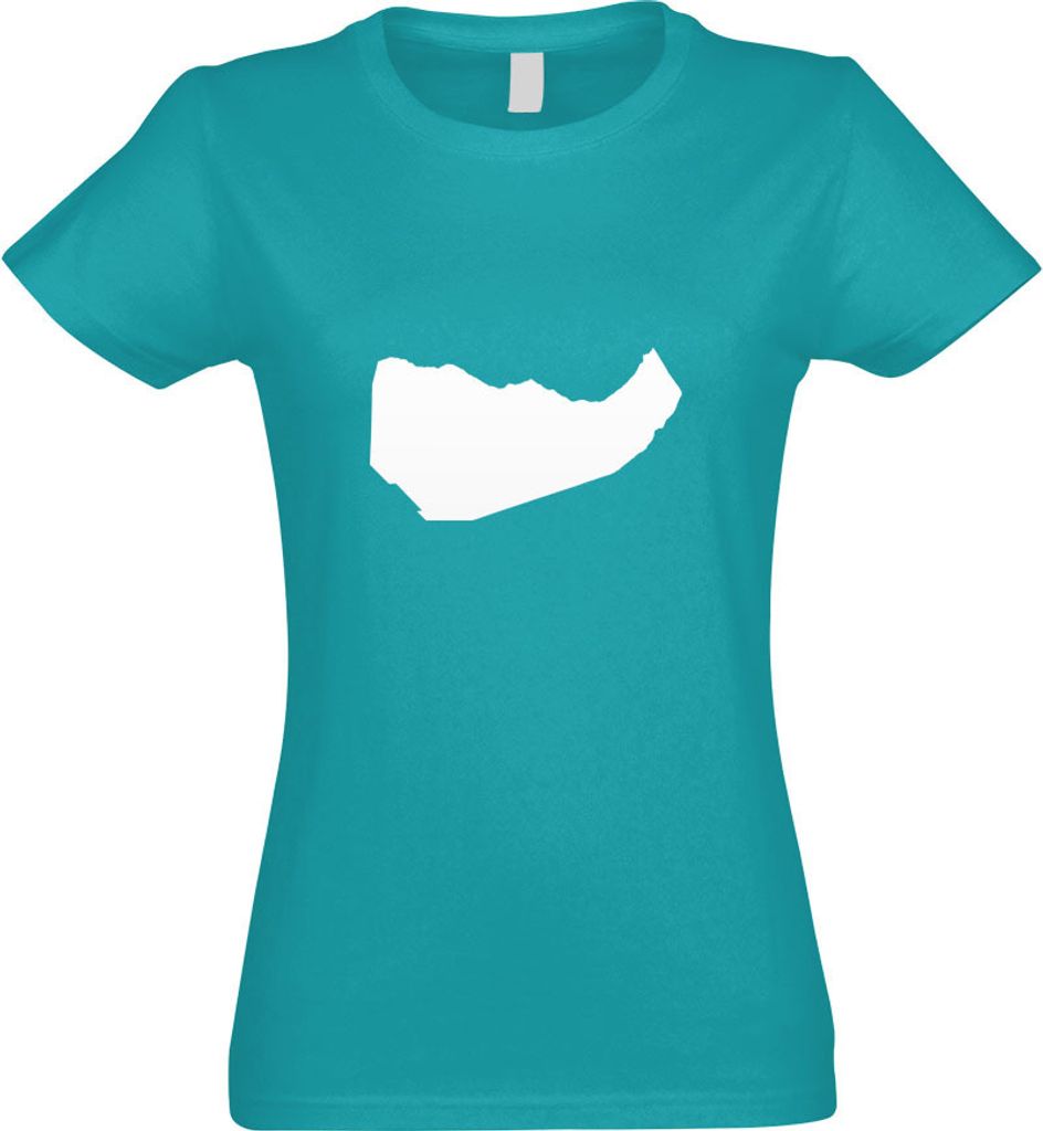Kiwistar - T-Shirt tailliert - Damen - türkis - Somaliland - Hargeysa - mit Motiv Bedruckt - Funshirt Design - Sport - Freizeit - Damen - XL