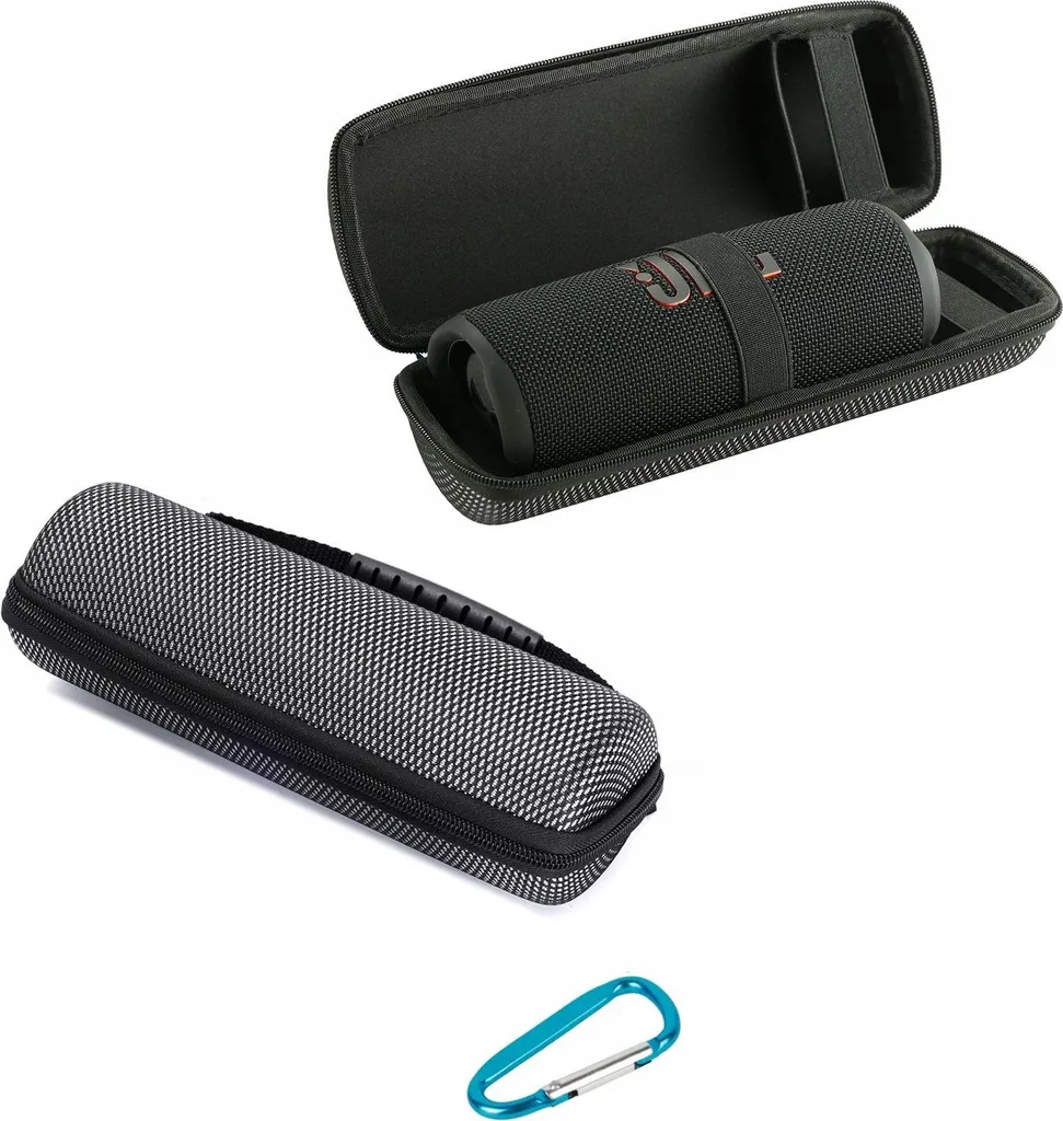 Étui rigide JBL Flip 7 sacoche de transport antichoc avec mousqueton