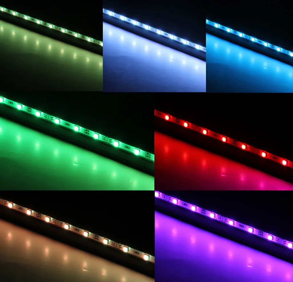 Éclairage Aquarium LED 46cm pour Plantes et Poissons avec Bulles