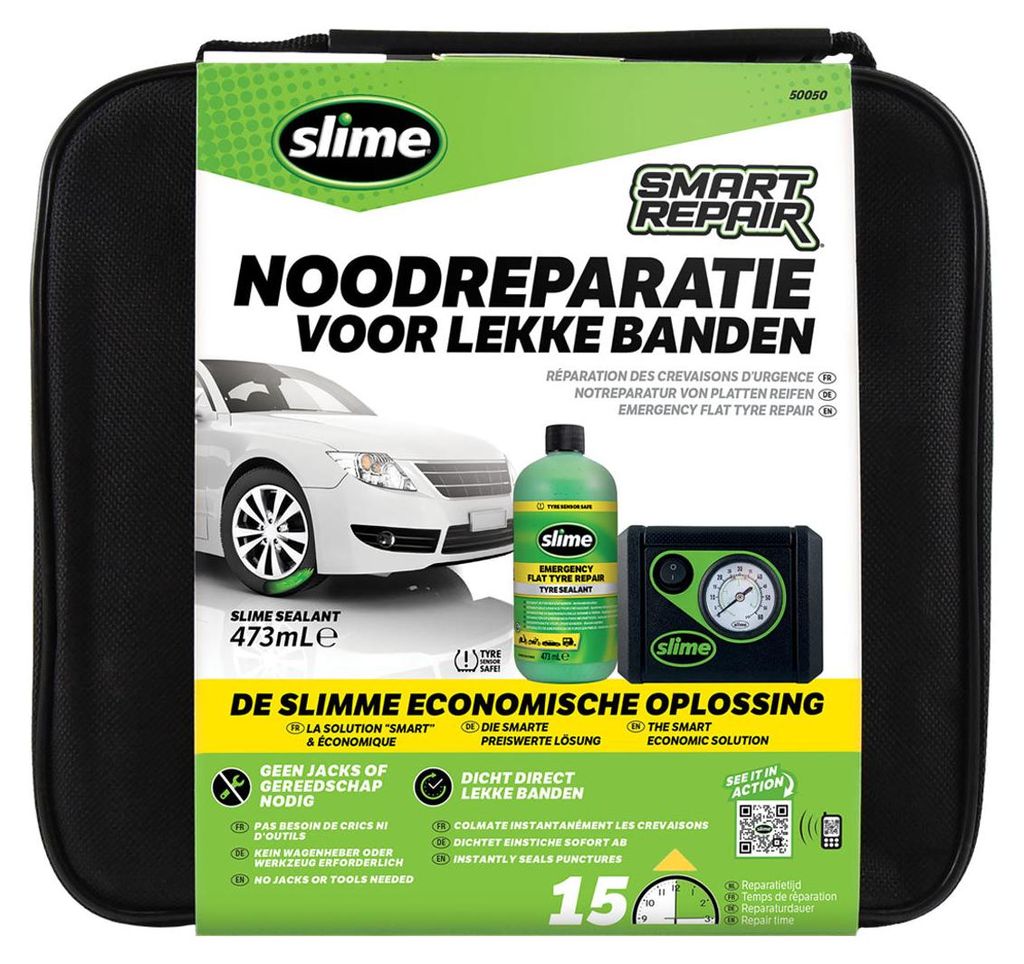 Slime Smart Repair Notfall-Reparaturset für platte Reifen