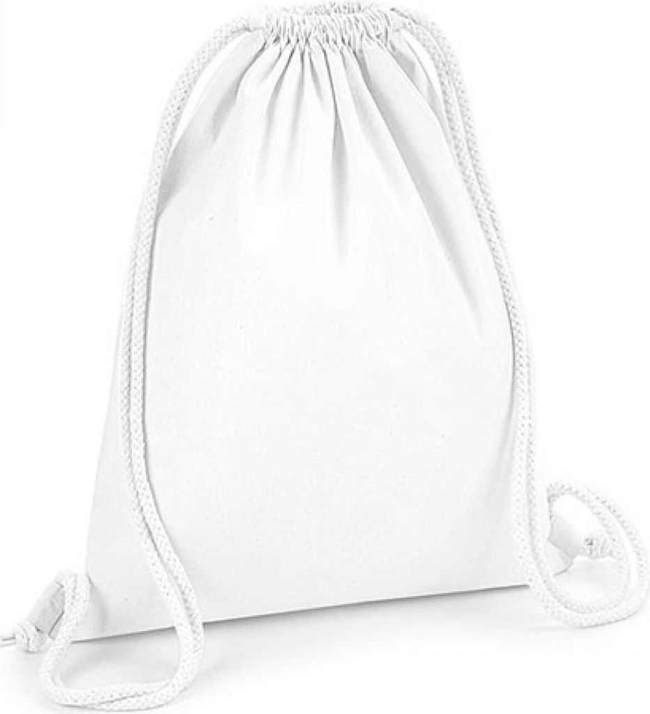 Westford Mill W260 | Turnbeutel Organic Premium Baumwolle, 37 x 46 cm - Farbe: White - Größe: 37 x 46 cm