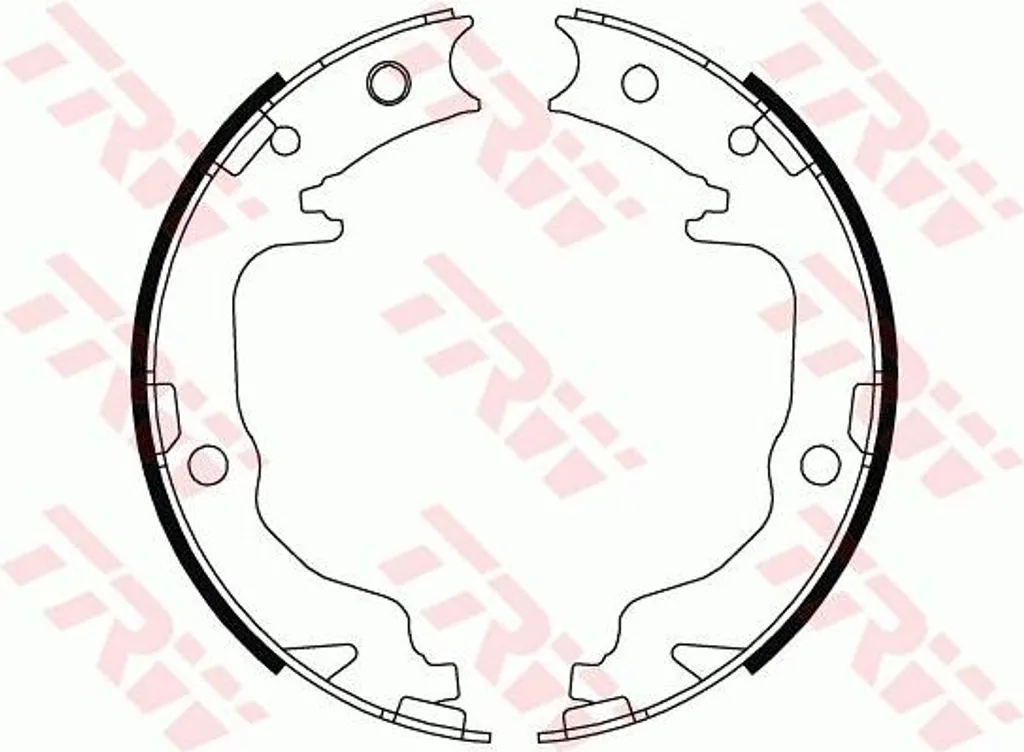 Mâchoires de Frein TRW GS8804 pour Frein à Main OE 4800A041 Mitsubishi