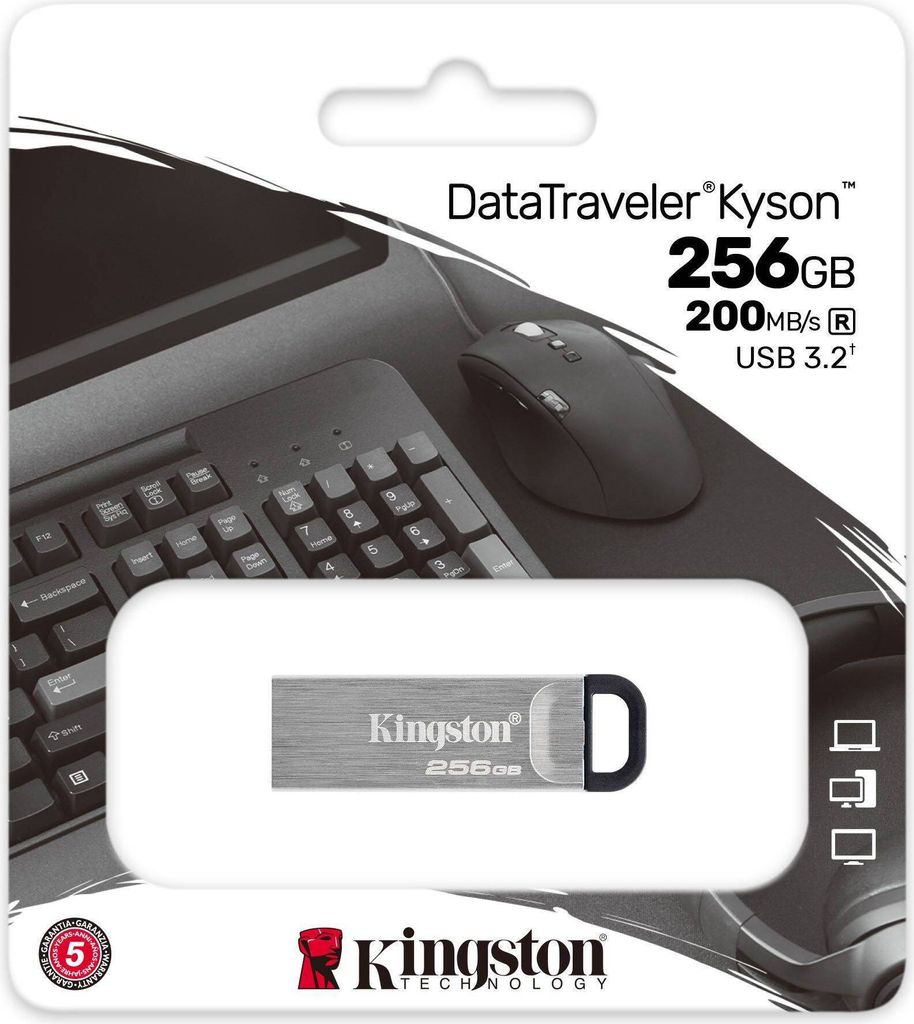 Disque flash USB Kingston DTKN/256GB DataTraveler(R) Kyson Image du produit 