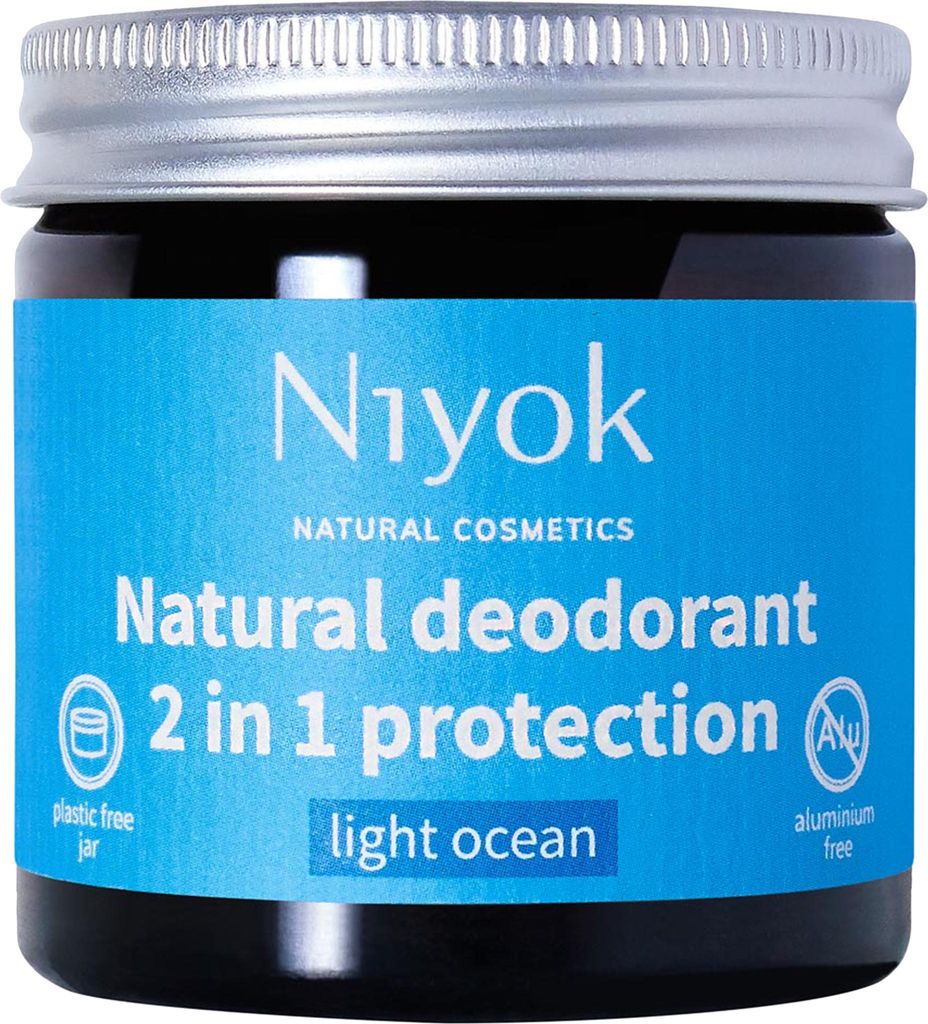 Niyok Crema desodorante 2 en 1 "Light Ocean" (40 ml) - Imagen del producto 