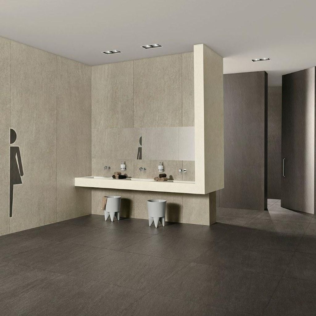 CASA39 Fliesen Steinoptik Weiss 100x100 cm Margres Linea Slabstone
