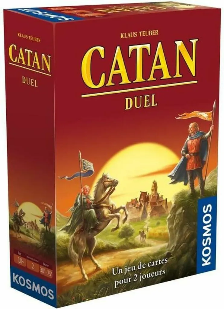 Jeu de Société Catan Duel de Kosmos Jeu de Cartes Stratégie Duo en FR