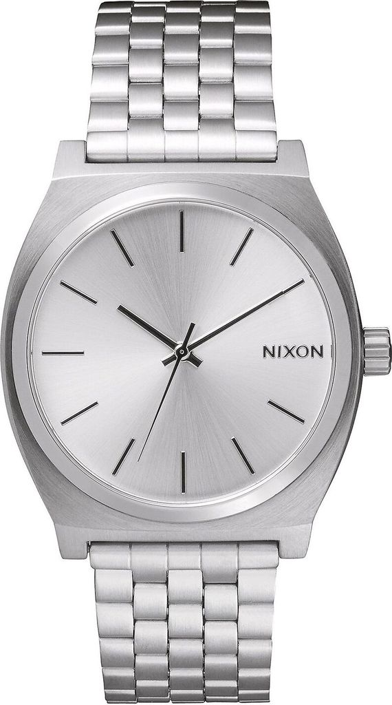 Nixon A045 1920 Time Teller All Silver Armbanduhr