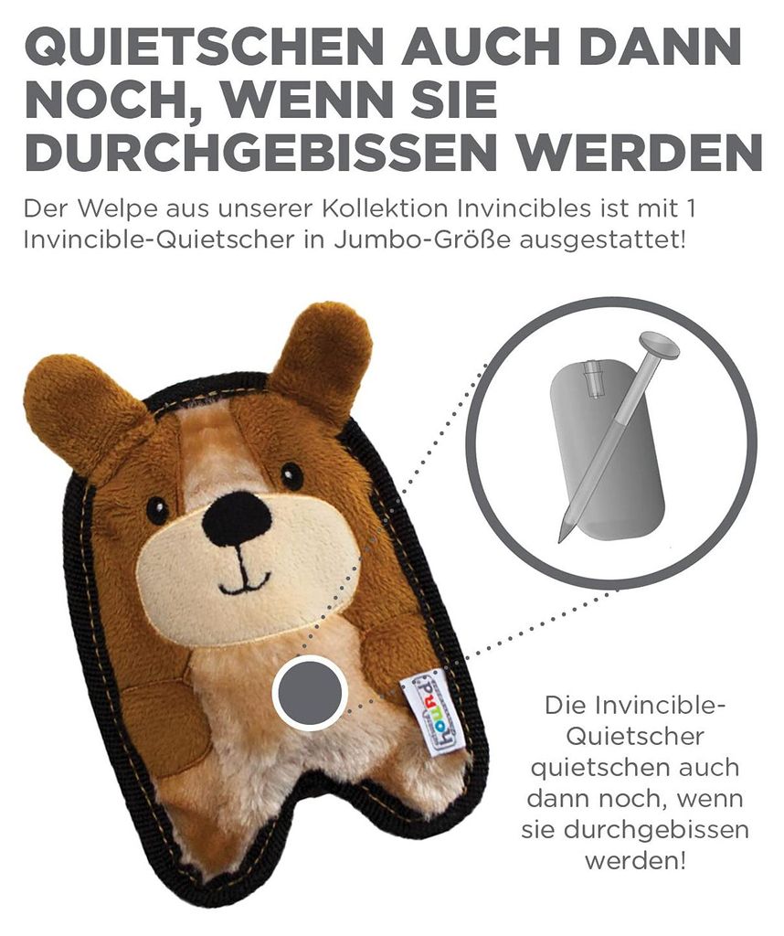 Outward Hound Durablez® Jouet en peluche avec coutures Image du produit 