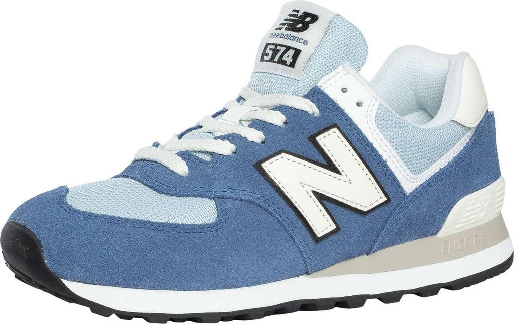 New Balance 574 Sneakers Laag - Blauw - Maat 42.5