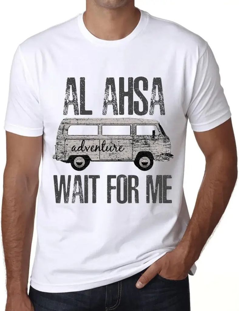 Herren Grafik T-Shirt Abenteuer warten auf mich in al ahsa – Adventure Wait For Me In Al Ahsa – Öko-Verantwortlich Vintage Jahrgang Kurzarm Lu...