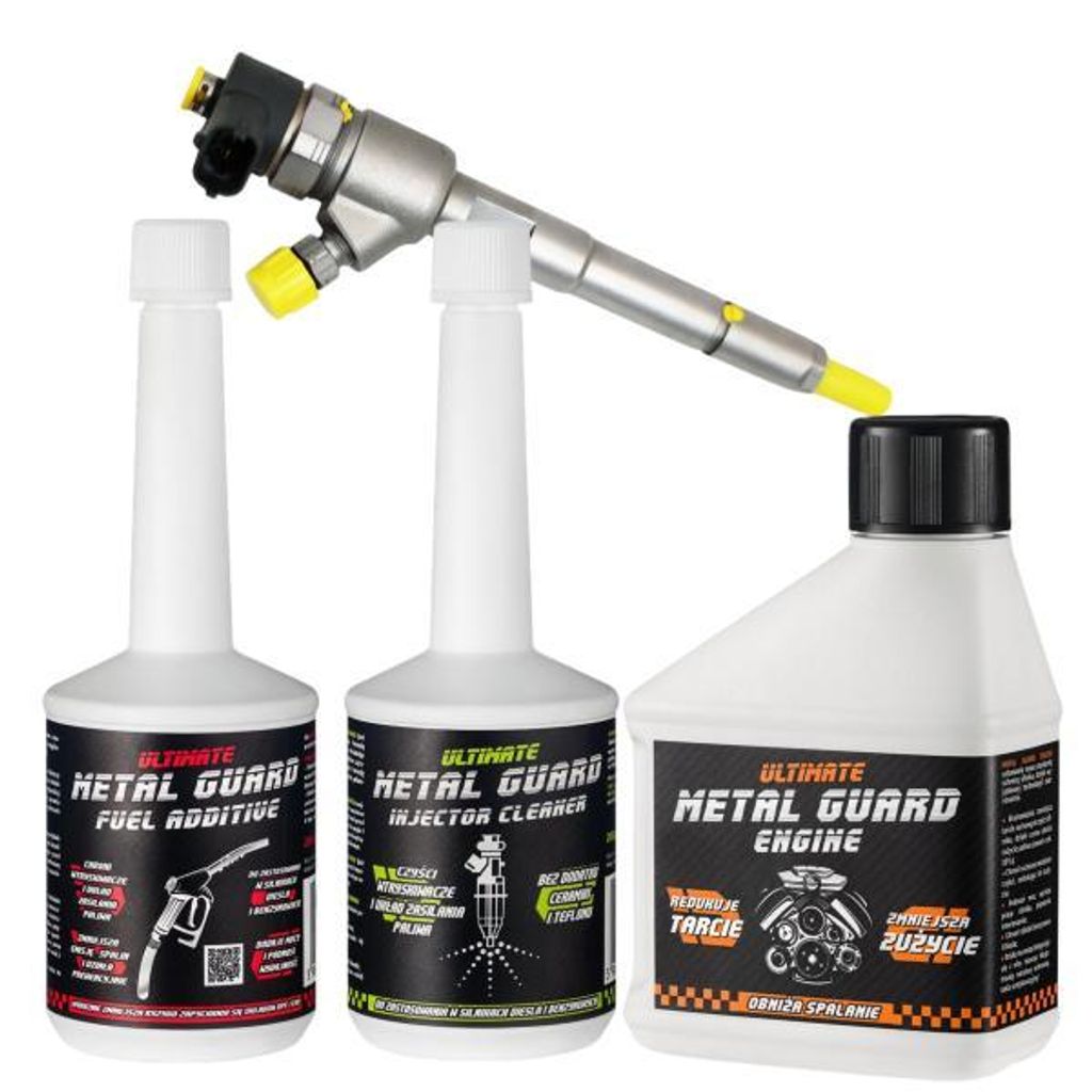 Metal Guard Set 700 ml Engine Fuel Injector Cleaner Motoröl Produktbild 