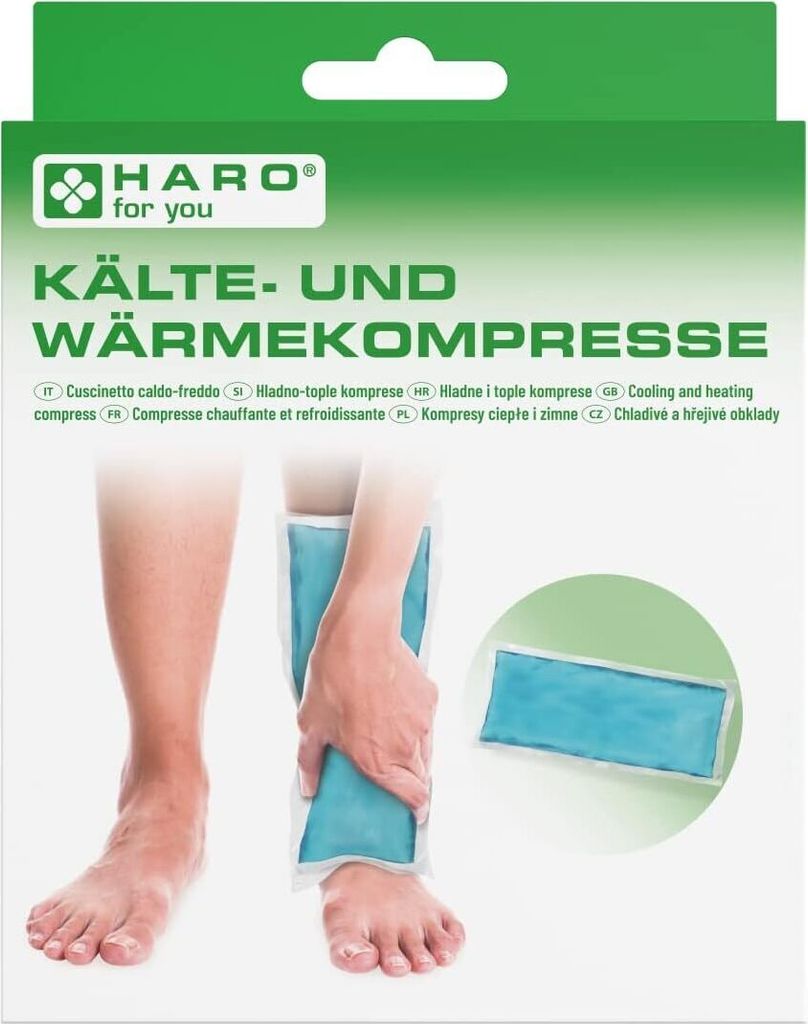 HARO Kalt-/Warm-Kompresse 130 x 130 mm blau