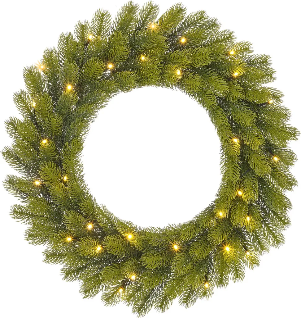 Décoration de Noël Couronne Nagoya LED Ø60 cm pour Table et Cheminée