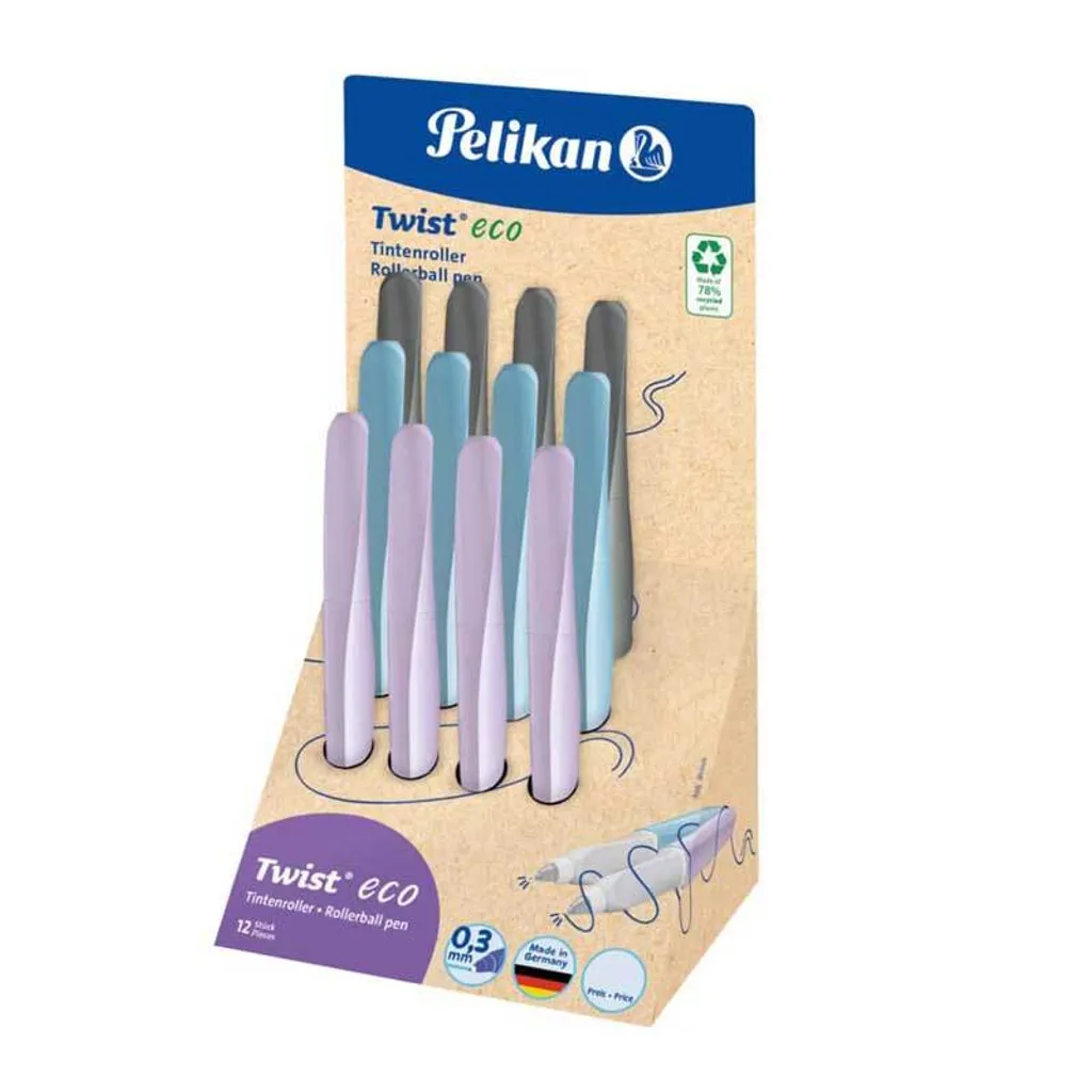 Pelikan Twist Eco Roller Blu 300010001 | Penna Ergonomica Scuola