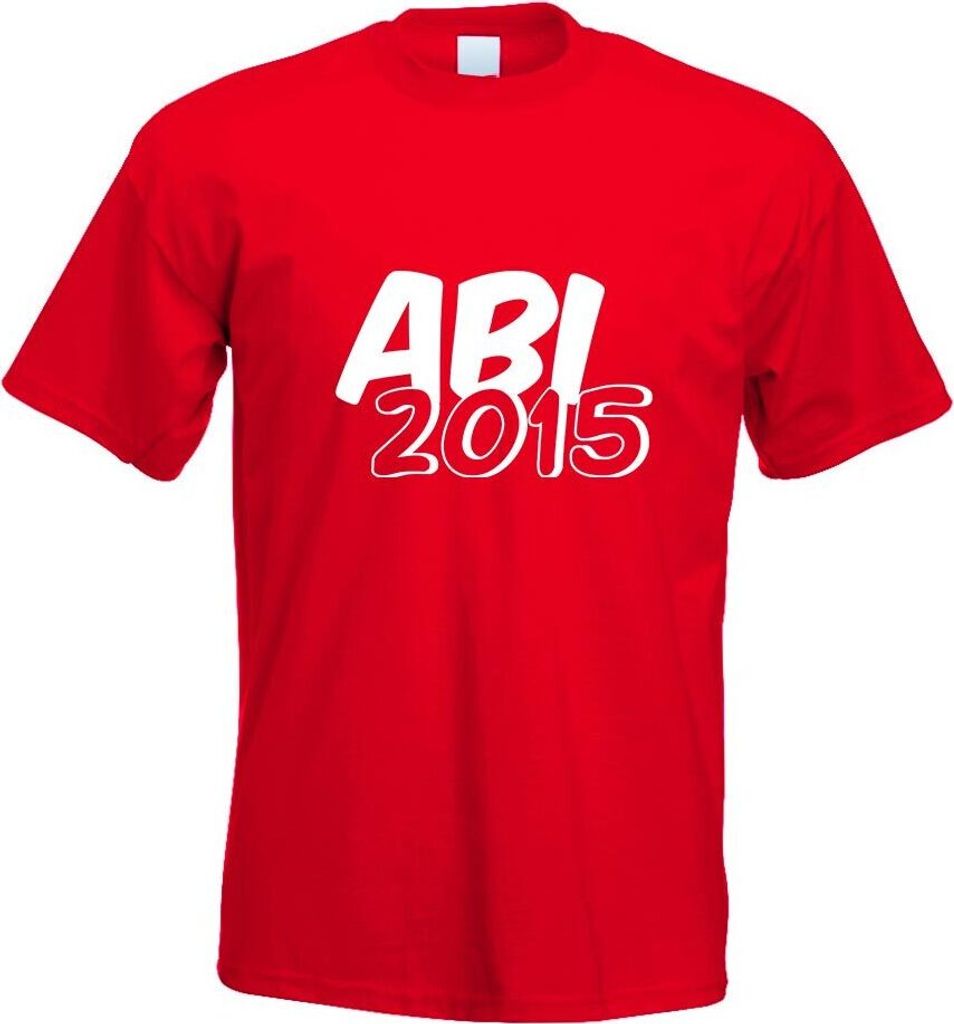Kiwistar - T-Shirt - rot - Abi 2013 Motiv 1 Motiv Bedruckt Funshirt Design Print - mit Motiv Bedruckt - Funshirt Design - Sport - Freizeit - Herren...