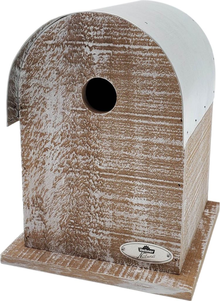 Dehner Natura Premium Wildvogel Nistkasten Malta, Vogelhaus / Vogelnistkasten für Wildvögel, robust/zum Aufhängen, ca. 18.5 x 25 x 18.5 cm, Kief...