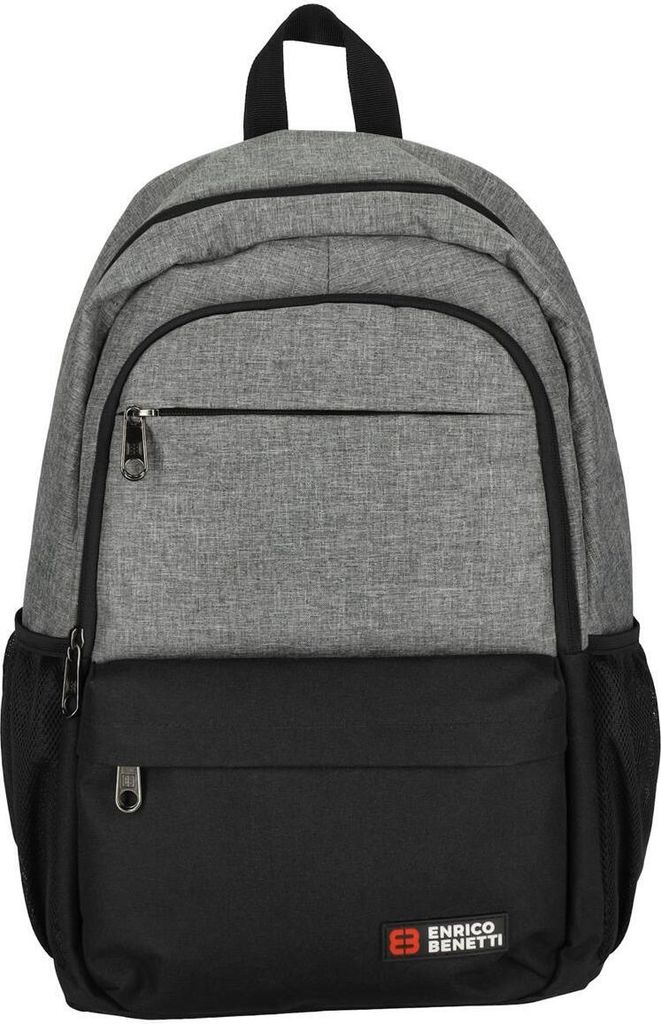 Enrico Benetti Hamburg Notebook Backpack 23 l Light Grey
