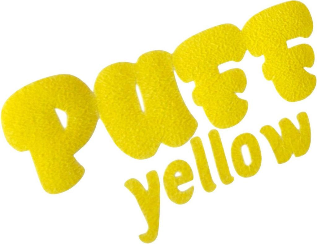 Signmart - PUFF Flexfolie / HTV in 20 x 30cm - YELLOW Produktbild 