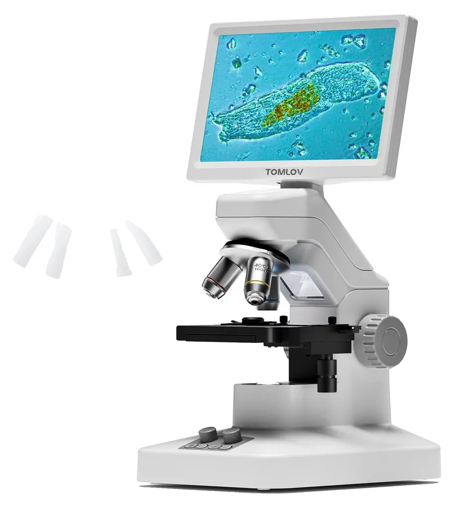 Microscope optique écran 7 pouces : finissez-en avec la fatigue oculaire