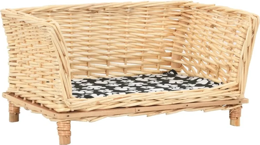 Panier Chien Osier Anti-Odeur 50cm : Solution Couchage Sain et Design