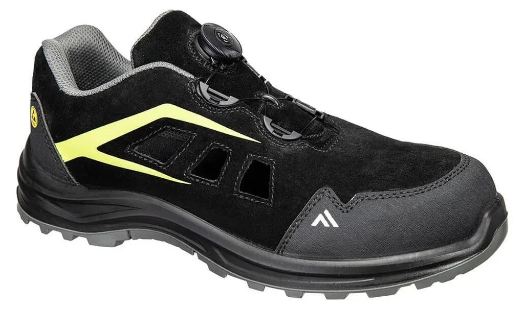 Sandale S1 ESD SR Portwest Composite Noir Vert Taille 36 Anti-Glisse