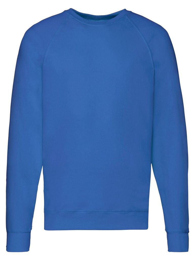 Fruit of the Loom - Sweatshirt für Herren/Damen Uni Raglanärmel LT1851 (XXL) (Königsblau)