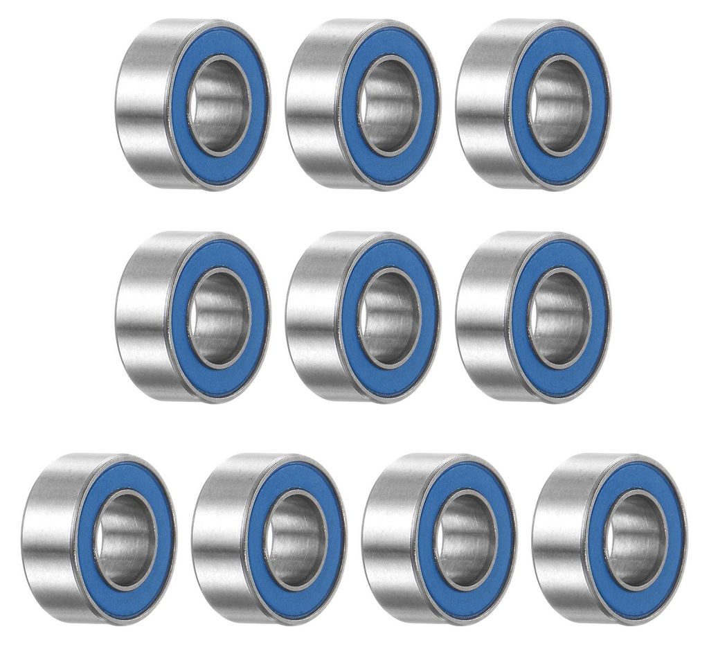 10 Stš¹ck MR105-2RS Miniatur-Rillenkugellager 5x10x4mm Gummiabgedichtete Lager fš¹r TRX4 1/10 RC Autos Trucks, 3D Drucker, P6 (ABEC 3)