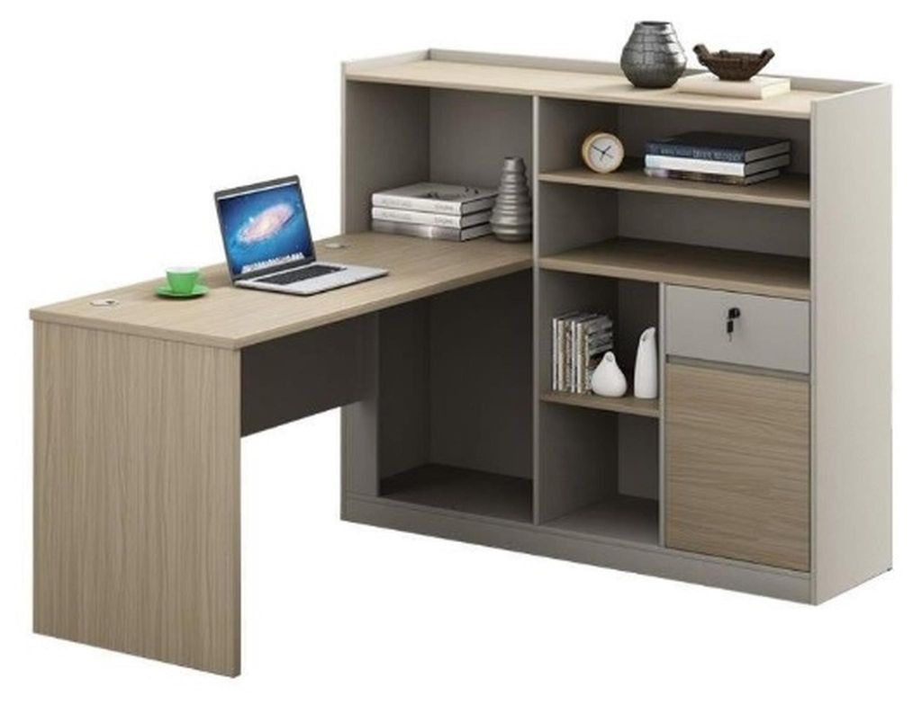 Moderner Eckschreibtisch für Büro Designer Geräumiger Bürotisch