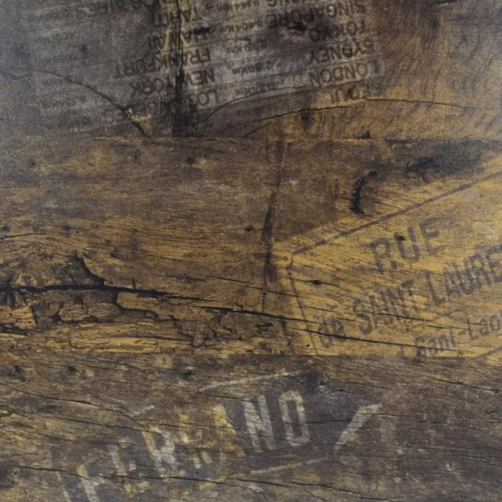 Plateau de table carré style vintage ALABAMA 70x70cm TIGAONE