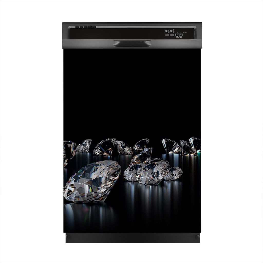 Magnete Dekorative 60x80 cm Küche Magnetmatte Spülmaschine - Diamanten Edelsteine