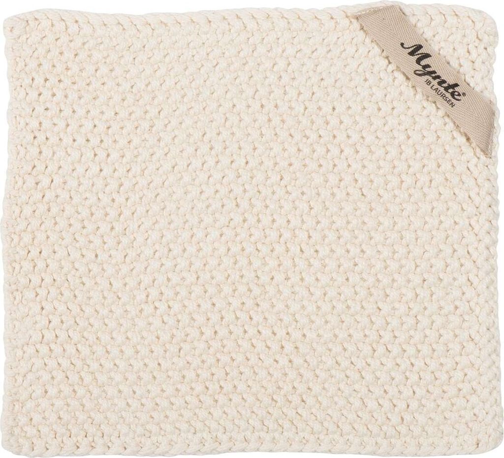 Topflappen 'Mynte' creme gestrickt beige von IB Laursen