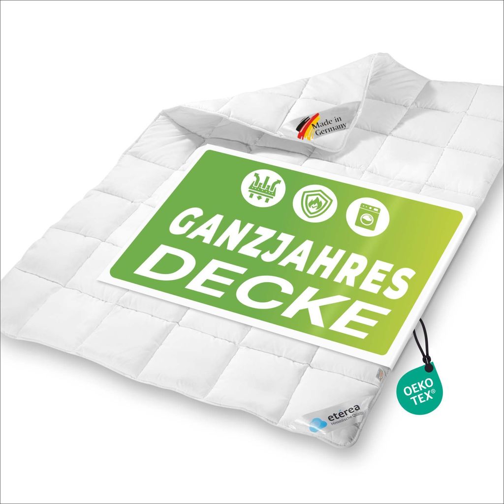 etérea Bettdecke Frieda Bettdecke 155x220 Ganzjahr - Steppdecke Germany - Medium Decke 155x220cm