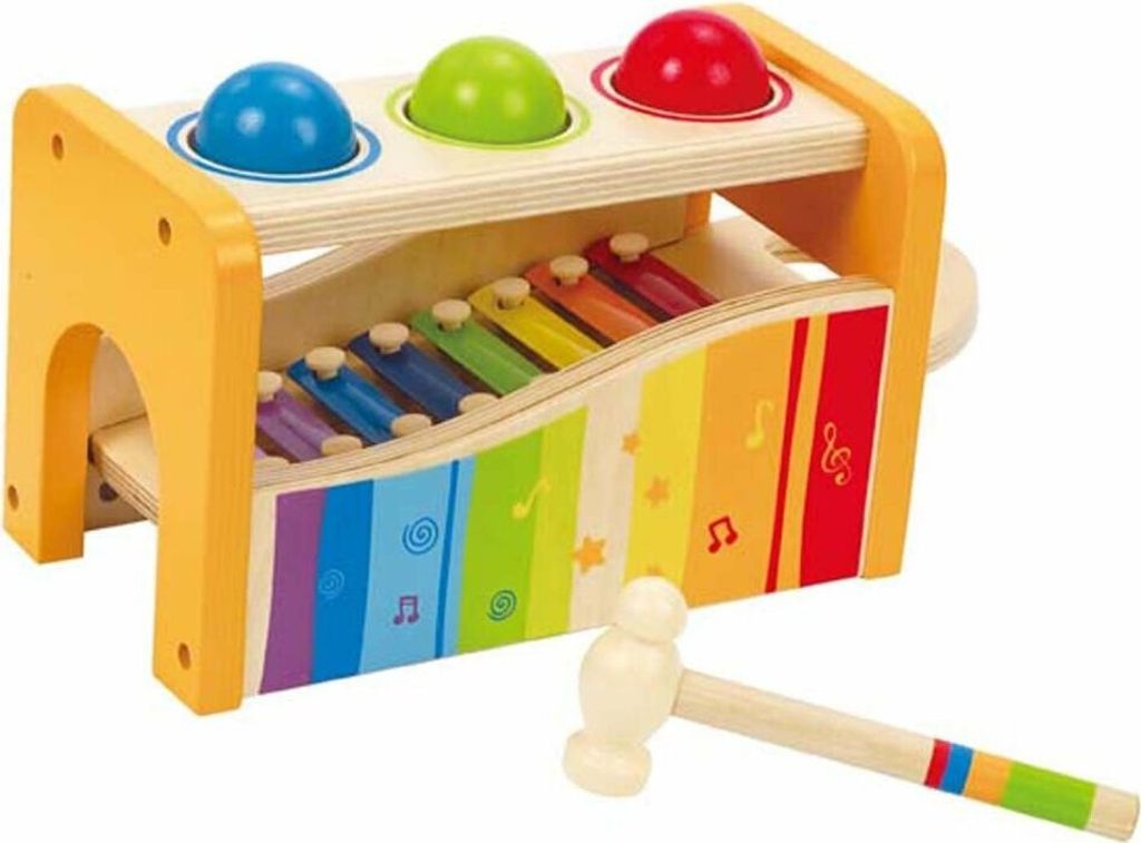 Hape Early Melodies Xylophon und Hammerspiel, E0305 Produktbild 