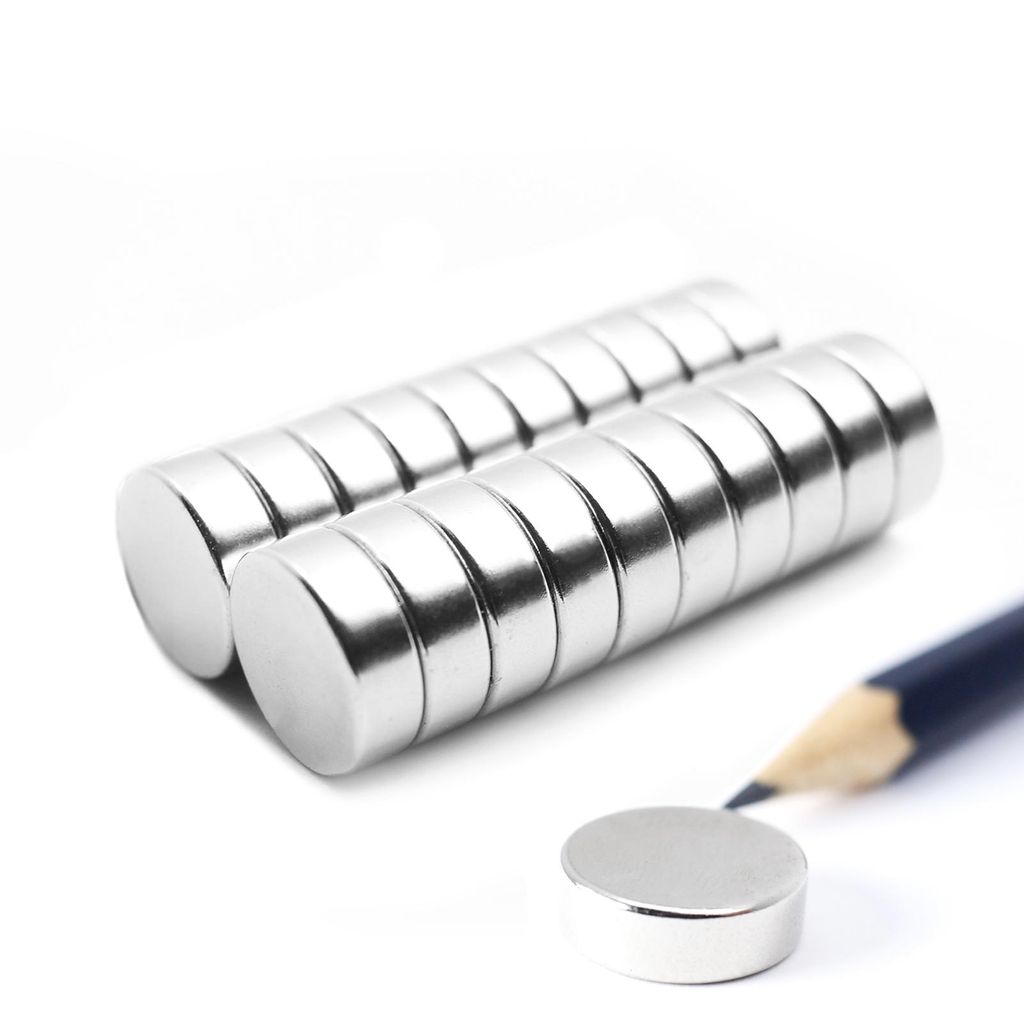 PACKIVO Neodym Magnete Extra Stark, Schiebenmagnet - 15 x 5 mm, 20