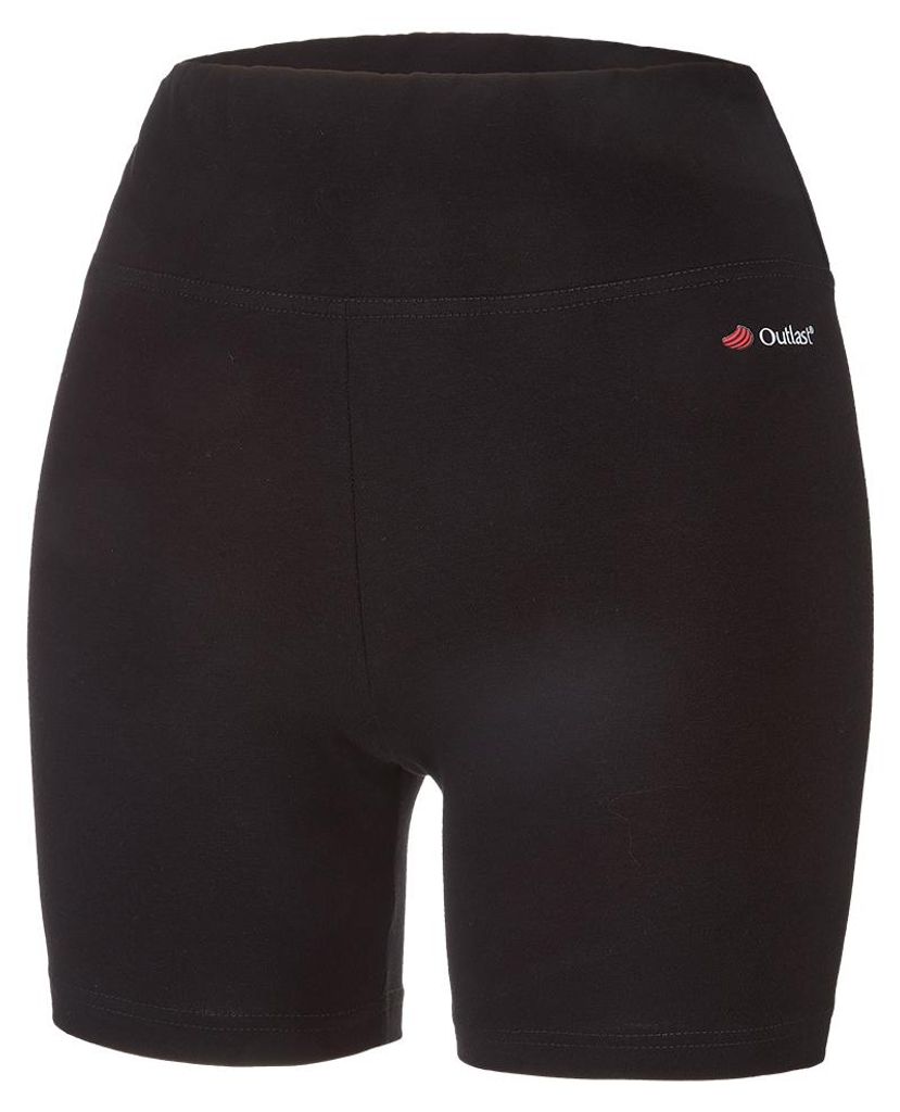 Damenshorts HIGH dünn Outlast - Schwarz, M
