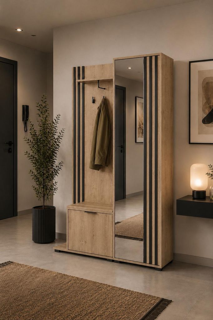 MOEBLO Flurgarderobe JOHN – Kompaktgarderobe ohne Produktbild 