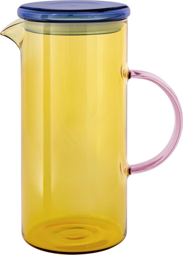 REMEMBER REEGK20, Karaffe, 1,3 l, Gelb, Borosilikatglas, Produktbild 