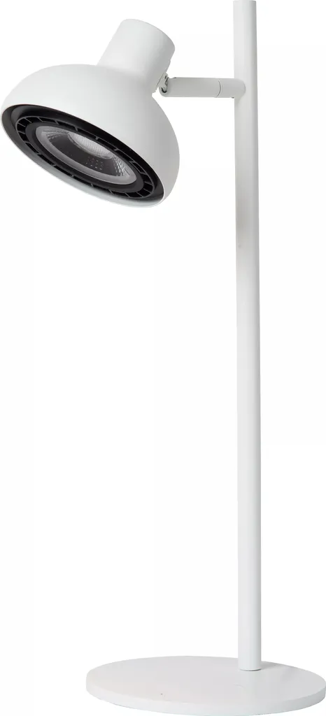 Lampe de bureau métal blanc Lucide Sensas ES111 évite la fatigue visuelle