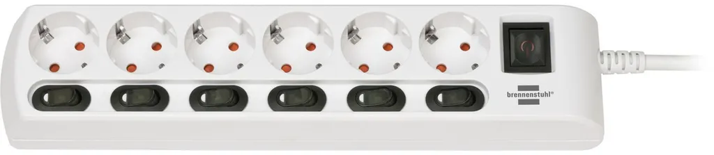 Multiprise 6 Prises avec Interrupteur pour Stopper le Gaspillage 2m - 7