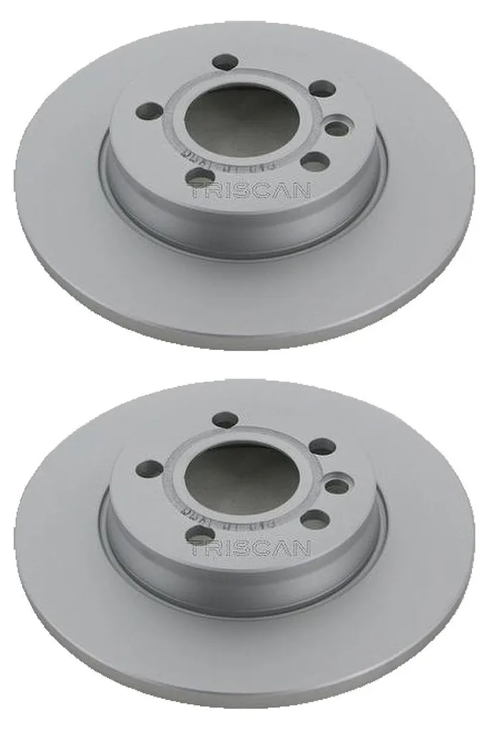 Disque de frein TRISCAN 280mm traité contre la rouille avec moyeu, x2
