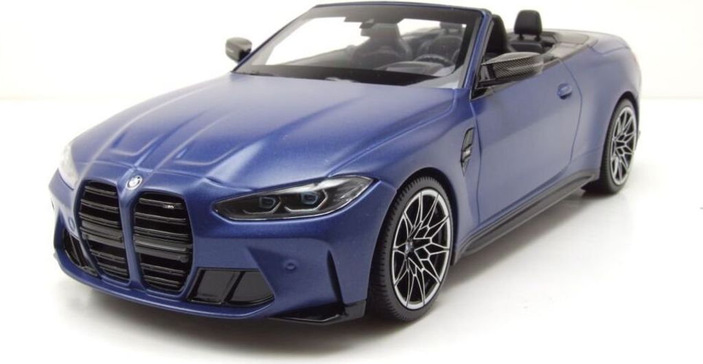 Minichamps 1:18 BMW M4 CABRIOLET - 2020 - MATT BLUE Produktbild 