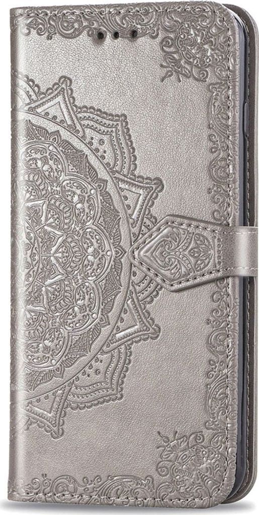 Mobigear Mandala HONOR 9X Lite Hülle Klapphülle Geldbörse - Grau