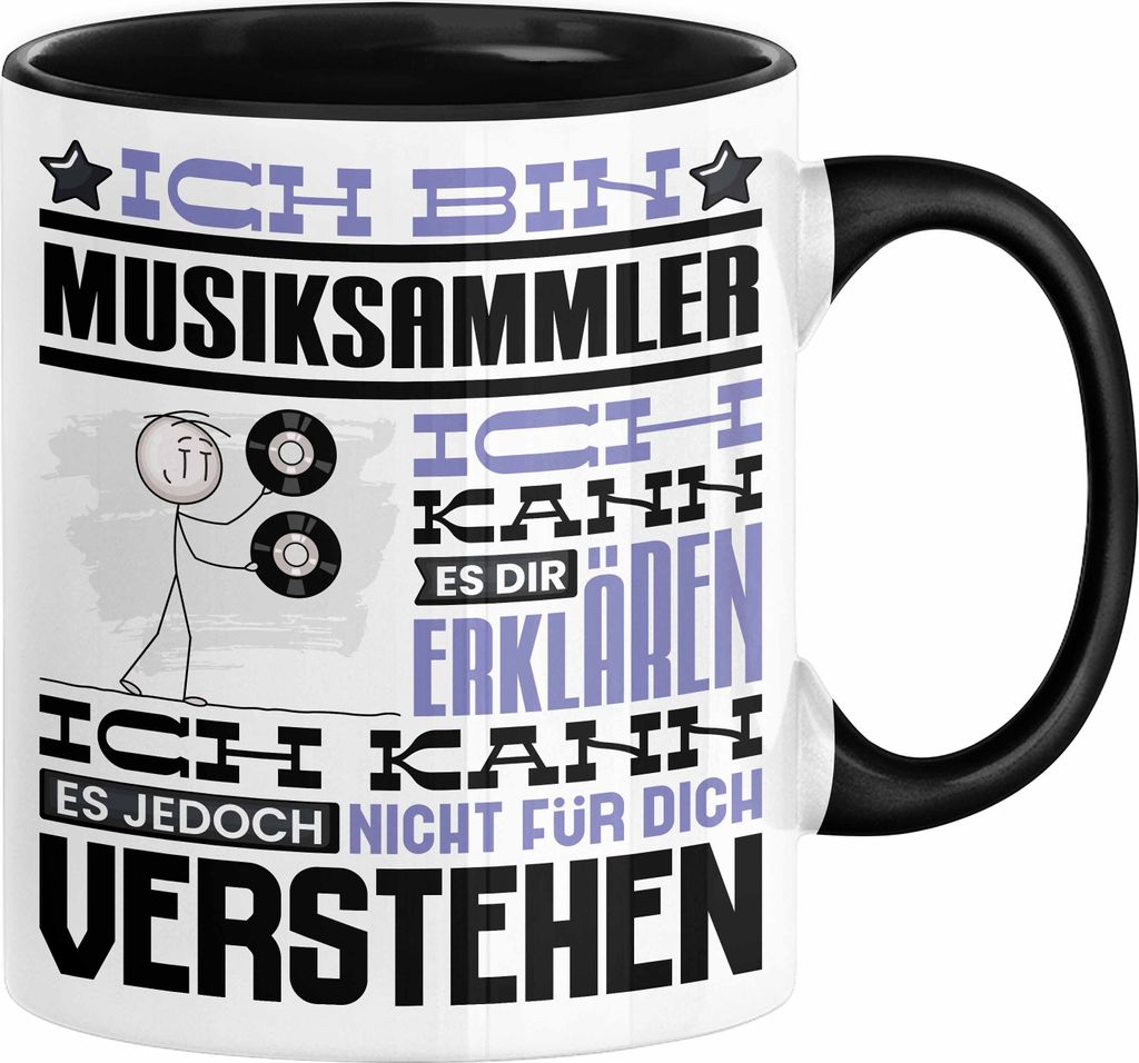 Musiksammler Geschenk Tasse Lustige Geschenkdiee für einen Musiksammler Geburtstag Ich Bin Musiksammler Ich Kann Es Dir Erklären Aber Nicht Für ...