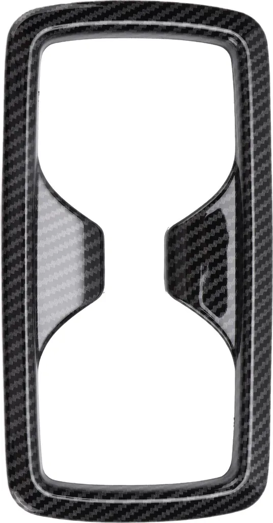Rivestimento del pannello del portabicchieri posteriore, stile fibra di carbonio, ricambio per RAV4 2019-2021